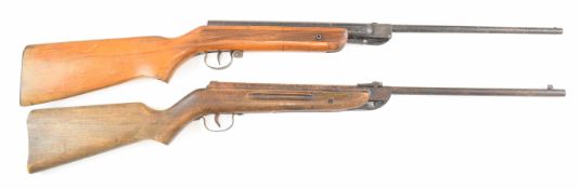 Two vintage air rifles Diana Model 25 NVSN and Haenel serial number 278109. PLEASE NOTE: IF YOU