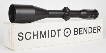 Schmidt & Bender Klassik 8x56 rifle scope with lens covers, unused in Schmidt & Bender box.