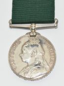 Volunteer Force Long Service & Good Conduct Medal named to Colour Sgt E Williamson, 4th Volunteer