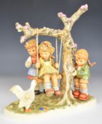 Goebel Hummel limited edition figural group 'Can I Play', in original fitted box