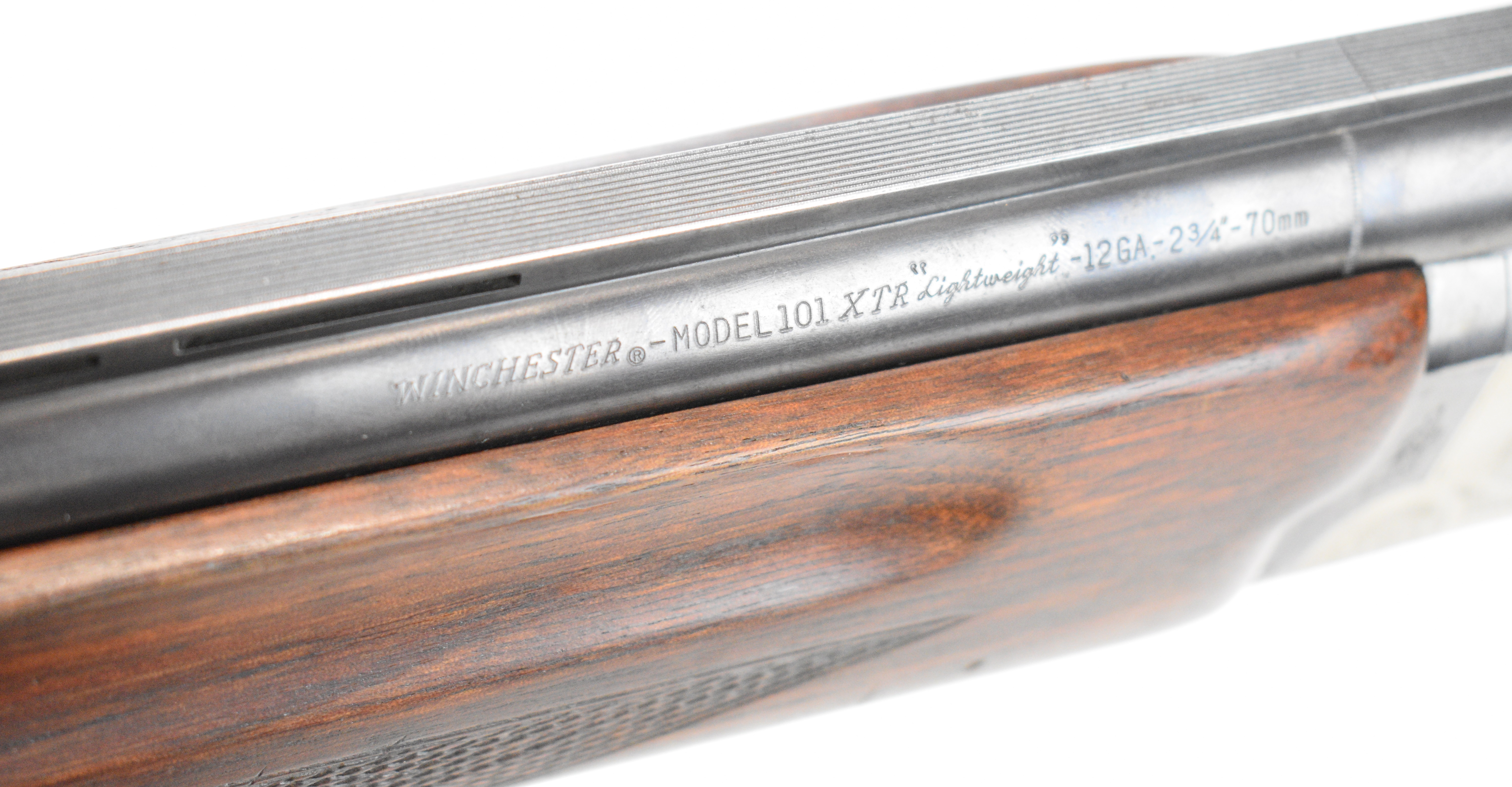 Winchester 101 XTR Lightweight 12 bore over and under ejector shotgun with engraved scenes of - Image 20 of 27