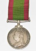 Afghanistan Medal 1878-80 named to 1677 Pte I Trim, 66th Foot