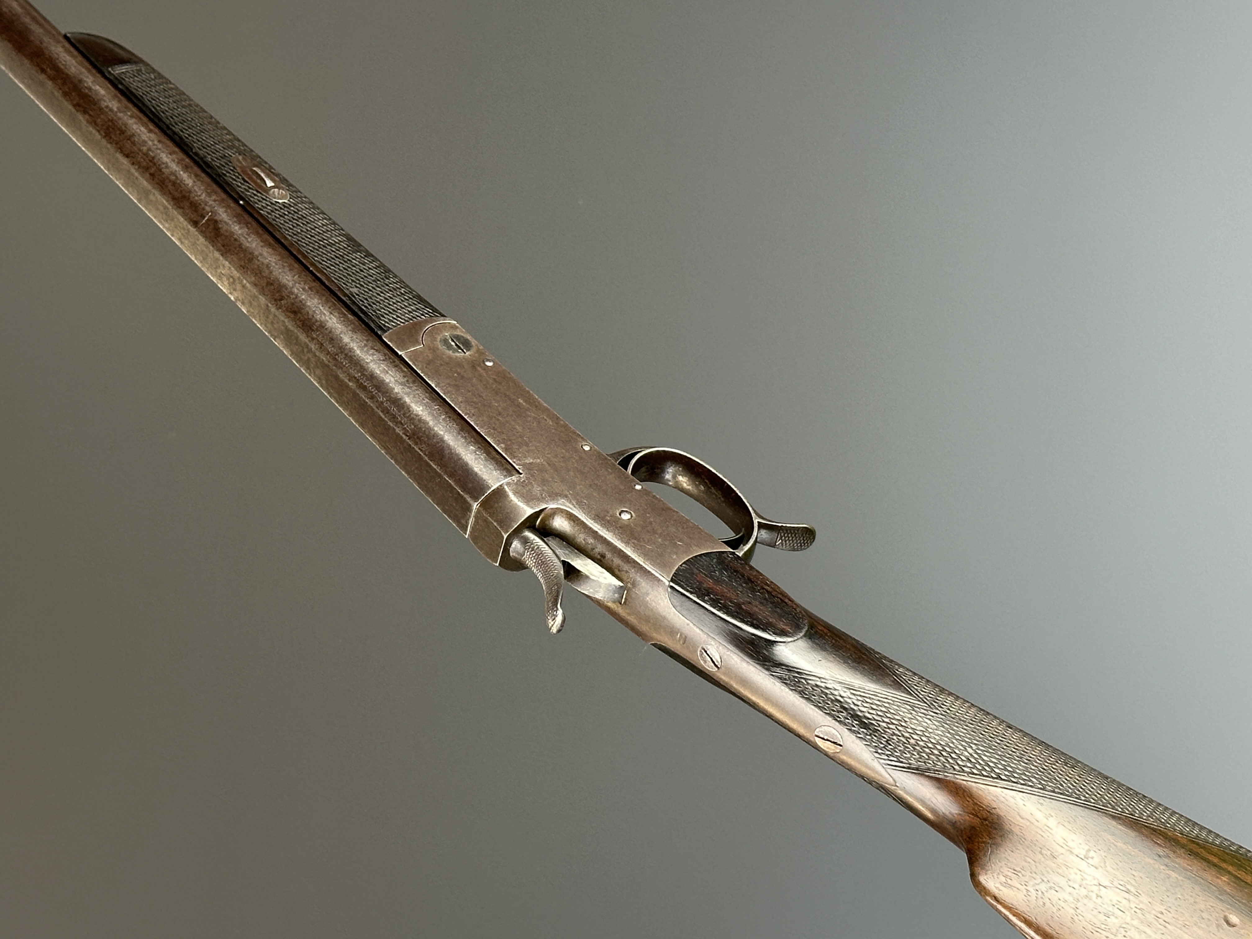 Charles Lancaster .320 hammer action rook rifle converted to .410 shotgun with push forwards - Image 22 of 42