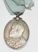 Edward VII Militia Long Service & Good Conduct Medal named to 4553 Sgt M McLeod, 3rd Seaforth