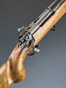 Unnamed 7.62 bolt-action target rifle with semi-pistol grip, sling mounts and 28 inch barrel,