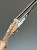 Winchester Model 23 Pigeon Grade 12 bore side by side ejector shotgun with named and engraved