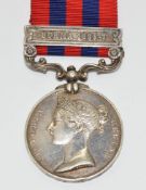 India General Service Medal with clasp for Burma 1885-7 named to 1062 Pte N Ritchie, 2nd Battalion