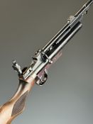 Webley Service Mark II .22 air rifle with interchangeable barrel, adjustable pop-up peep-hole sights