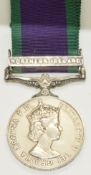 British Army General Service Medal with clasp for Northern Ireland named to 24364401 Gnr D R