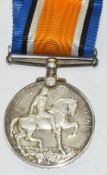 British Army WW1 War Medal named to 10022 Pte R J Murray, 1st Dragoons