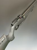Reximex Pretensis .22 PCP air rifle with composite stock, textured semi-pistol grip, adjustable butt