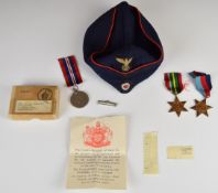 Three WW2 medals comprising 1939/1946 Star, Pacific Star and War Medal, attributed to 1163540 Cpl