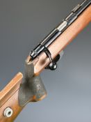 Anschutz Supermatch Model 1813 .22 bolt-action target rifle with shaped and textured semi-pistol