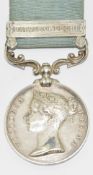 Army of India Medal with clasp for Battle of Delhi, unnamed / name erased