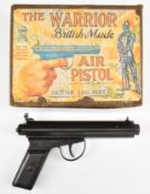 Accles & Shelvoke Ltd F Clarke patent The Warrior .177 side lever air pistol with logo and