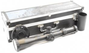 Hawke SideWinder 30 4-16x50 Half Mil Dot rifle scope, in original fitted case with accessories and