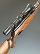 Air Arms TX200 .22 under-lever air rifle with chequered semi-pistol grip and forend, adjustable