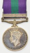 Royal Air Force General Service Medal with clasp for Palestine 1945-48 named to 3062501 Cpl A J