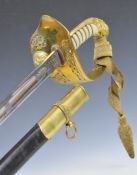 Royal Air Force officer's dress sword by Wilkinson, number 70888, with Elizabeth II cypher to guard,