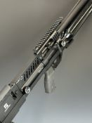 Reximex Meta Plus .177 PCP carbine air rifle with textured pistol grip, 14 shot magazine, adjustable