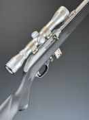 Marlin Model 995SS .22 semi-automatic rifle with composite stock, chequered semi-pistol grip and