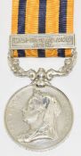 British South Africa Medal with clasp for Mashonaland 1897 named to Trp A Masberg, SFF