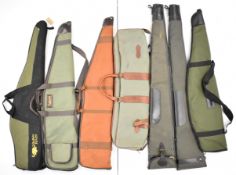 Seven various shotgun or rifle slips including a Croots double example, The Airgun Centre, Buffalo