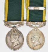 Royal Engineers Militia Long Service & Good Conduct Medal named to 1981539 Sapper A J Rose, RE, with