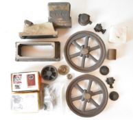 Red Wing ¼ scale model hit and miss petrol engine castings and parts comprising ten iron castings,