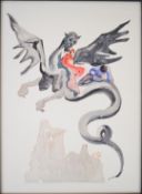 Salvador Dali (1904-1989) The Userers (from Divine Comedy) woodcut engraving, published d’Art Les