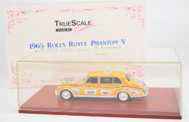 Truescale Miniatures 1:43 scale diecast model John Lennon 1965 Rolls Royce Phantom V car, with