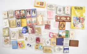[Playing Cards] Goodall 1902 Coronation cards complete in original case, an early part set of colour