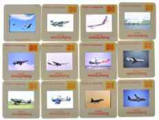 Terrence Burke Collection approximately 3500 35mm colour aviation slides, circa 1981-83, to