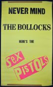 Sex Pistols - 'Never Mind The Bollocks Here's the Sex Pistols' (1977) promotional poster by Jamie