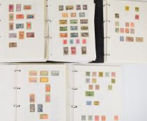 French colonies stamp collection in five folders