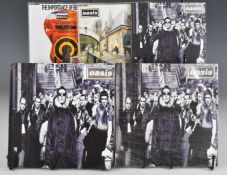 Oasis CD and vinyl collection including two copies of D'You Know What I Mean (CRE 256) 7