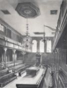 Samuel Cousins, after Henry Burgess proof etching Interior of the House of Commons, published June