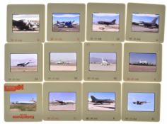 Terence Burke Collection approximately 3000 35mm colour aviation slides, circa 1986-7, to include