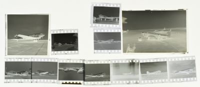 Terence Burke Collection approximately 550 35mm negatives of DC 3 Douglas Dakota and C47 aircraft,