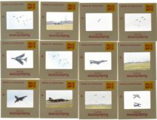 Terence Burke Collection approximately 3000 35mm colour aviation slides, circa 1977-1978, to include