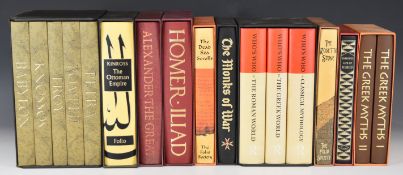 [Folio Society] Homer The Iliad illustrated Grahame Baker, Alexander The Great, Lost Cities of The