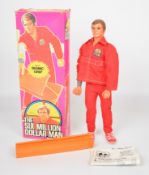 Denys Fisher The Six Million Dollar Man Steve Austin action figure with bionic grip, complete with