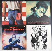 Twenty six Rock / Heavy Rock / Post Punk / Pop LPs including a signed Gary Numan with two show