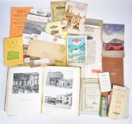 Collection of brochures, timetables and leaflets etc for the Midland Red Bus Company including route