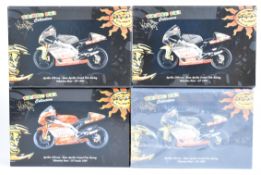 Four Paul's Model Art Minichamps 'Valentino Rossi Collection' Classic Bike Series 1:12 scale diecast