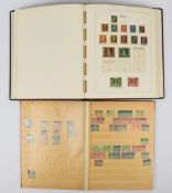 German states stamp collection in one hingeless album and a stockbook