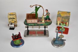 Mamod, Stuart and Wilesco live steam accessories comprising Stuart Dynamo, Mamod polishing machine