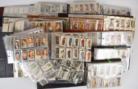 A large collection of full and part sets of cigarette cards to include Players, Wills's, Senior