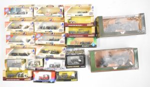 Twenty one diecast Willys Jeep model cars, to include Solido, UT Models, Corgi and Hongwell