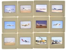 Terence Burke collection approximately 2500 35mm colour aviation slides, circa 1999-2000, to include